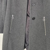 Chic Grey Stella Coat features a sleek black detachable 6