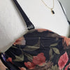 Valleygirl Floral Fit Flare Dress Black 10 AU