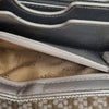 Liu Jo Silver Crossbody Wallet on Chain Metallic Faux Silver