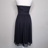 Demand Strapless Cocktail Sequin Dress Black Size 8 AU