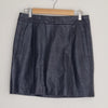 Sheike Black Faux Leather Mini Skirt Size 12 AU