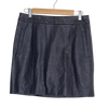 Sheike Black Faux Leather Mini Skirt Size 12 AU