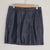 Sheike Black Faux Leather Mini Skirt Size 12 AU