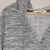 Virtuelle Grey Marle Hoodie Tunic Top Grey
