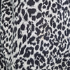 Cue in the City Black White Animal Print Panel Dress Size 10