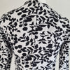 Miss Selfridge Black And White Floral Print Dress Ruffle Sleeve Cuffs Size 6 AU