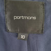 Portmans Blue Wool Peacoat Size 10