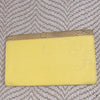Colette Yellow Beige Snakeskin Clutch with Silver Trim