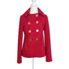 Miss Shop Red Wool Blend Peacoat Size 10