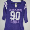 Lorna Jane Purple 3/4 Sleeve Top Small