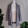 Topshop Chic grey coat effortlessly stylish with silver 8