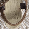 Crocs Brown Canvas Wedge Sandals – Women’s W9 (AU/US 9 / EU 40)