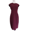 Cue City Plum Sheath Dress Size 8