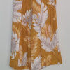 Sheike Mustard Tropical Print Wide-Leg Pants Size AU 6