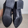 Hispanitas Black Leather Ankle Boots Made in Spain Black 39