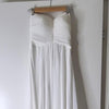 Miss Anne Strapless Rhinestone Chiffon Bridal Gown 8 AU