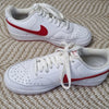 Nike Court Vision Low Sneakers White Red