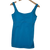 Lululemon Aqua Blue Built-In Bra Tank Top Blue Size 8 AU