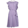 Portmans Lilac Polka Dot Midi Dress – Size 16 AU