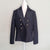 Ally Fashion Black Double-Breasted Blazer Size 16