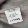 Sheike Sage Green Faux Leather Wrap Mini Skirt - Size 8 AU
