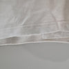 White Mini Skirt with Ribbed Crochet Texture Size Small