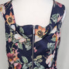 Portmans Signature Navy Floral Pencil Dress Navy Size 14