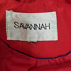 Savannah Red Double-Breasted Trench Coat Approx AU Red 14