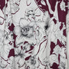 Portmans Burgundy White Floral Sleeveless Top Size 8