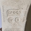 Crocs Brown Canvas Wedge Sandals – Women’s W9 (AU/US 9 / EU 40)
