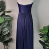 Black Label Contony Navy Blue Beaded Formal Gown Size AU 8