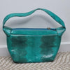 Findig Turquoise Faux Snakeskin Mini Bag with Tassel Gold
