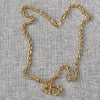 24K yellow gold plated rope chain ladies ladiesgoldchain
