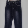 White Fox Boutique Women's Black Jeans - Boot Cut - Size XS (6 AU)
