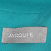 Jacqui E Teal Cropped Open Front Blazer Green Size 10