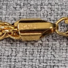 24K yellow gold plated rope chain ladies ladiesgoldchain