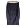 Lily Loves Black Faux Leather Pencil Skirt 8 AU