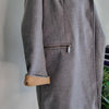 Topshop Chic grey coat effortlessly stylish with silver 8
