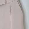 Forever New Women's Cream and Tan Mini Skirt with Pockets. Size 8 AU
