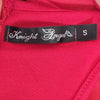 Knight Angel Red Bodycon Dress with Stud Mirror Detail 8 AU
