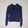 Lorna Jane Navy Cropped Hoodie Size AU 8