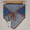 Glassons Denim Suzy Mid Corset Bandeau Top Size AU 6