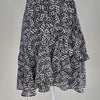Forever New black and white floral print dress. Side 8