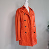 Portmans Orange Trench Coat Size AU 6