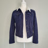 Piping Hot Corduroy Sherpa-Lined Jacket Blue Blue Size AU 8