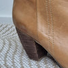 Django &amp; Juliette Tan Leather Ankle Boots – Size EU 37 (AU 6.5–7)
