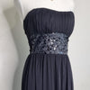 Demand Strapless Cocktail Sequin Dress Black Size 8 AU