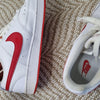 Nike Court Vision Low Sneakers White Red