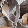 Django Juliette Snakeskin Leather Block Heel Sandals Size 37