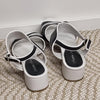 Martini Marco Black White Leather Sandals Size 40